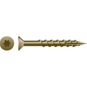 STRONG-POINT Self-Drilling Screw, #9 x 2-1/2 in, W.A.R. Coated Flat Head Torx Drive XT922W